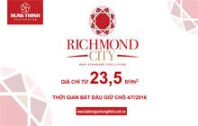 Mở bán dự án căn hộ chung cư Richmond City Nguyễn Xí Bình Thạnh