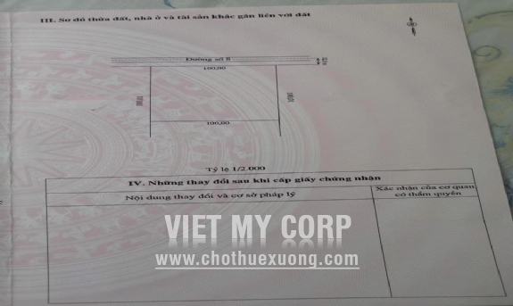 Bán/ chuyển nhượng gấp 1 ha đất xây dựng nhà xưởng trong KCN Chơn Thành 1, Bình Phước 2