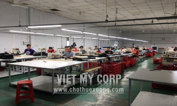 Sang xưởng may balo tú xách 700m2 có sẵn công nhân vs máy móc ở Thuận An, BD 2