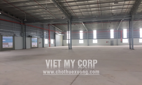 Nhà xưởng cho thuê trong KCN Giang Điền DT xưởng 5.120m2 khuân viên 11.508m2 6