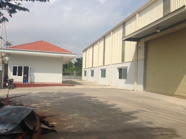 Nhà xưởng mới dựng 8200m2 cho thuê tại Phúc Yên, Vĩnh Phúc