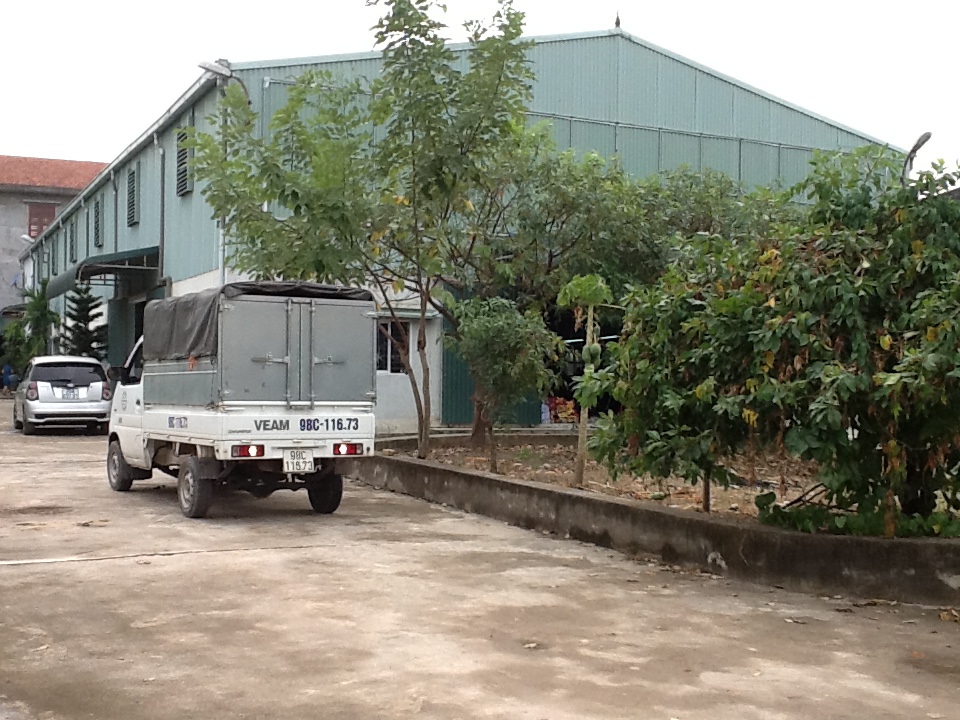 Chính chủ bán gấp nhà xưởng 1000m2 khuôn viên đất 3500m2 trong KCN Thọ Xưởng, Tp Bắc Giang