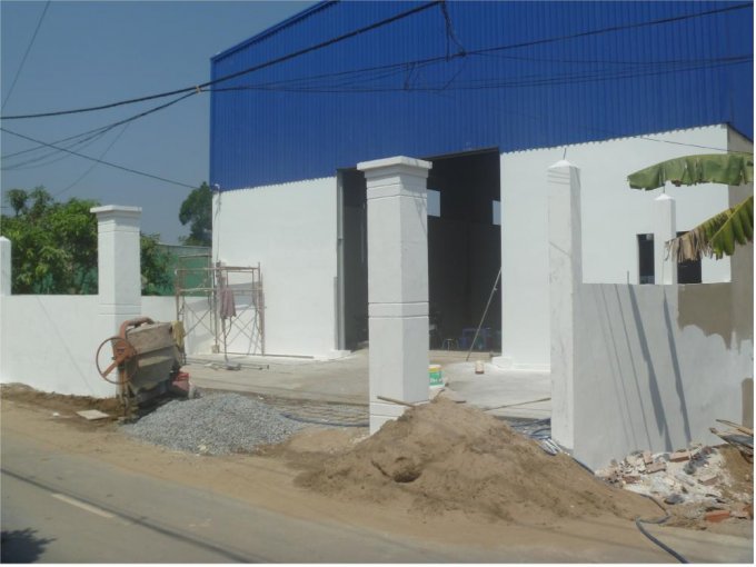 Cho thuê kho xưởng 500m2 mới xây tại phường Thạnh Xuân Quận 12