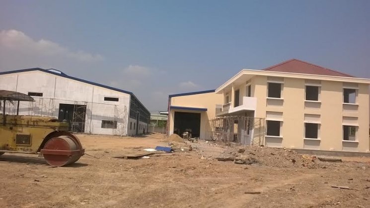 Nhà xưởng cho thuê 5000m2 trong khuôn viên 19000m2 mới xây dựng ở xã Tân Phú Trung huyện Củ Chi