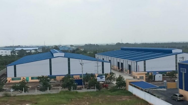 Cho thuê kho xưởng 1440m2 trong KCN Thái Hòa huyện Đức Hòa ,Long An