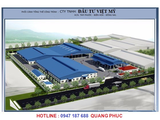 Cho thuê 03 nhà xưởng mới xây mỗi xưởng 4500m2 trong KCN Tam Phước,Tp Biên Hòa, Đồng Nai