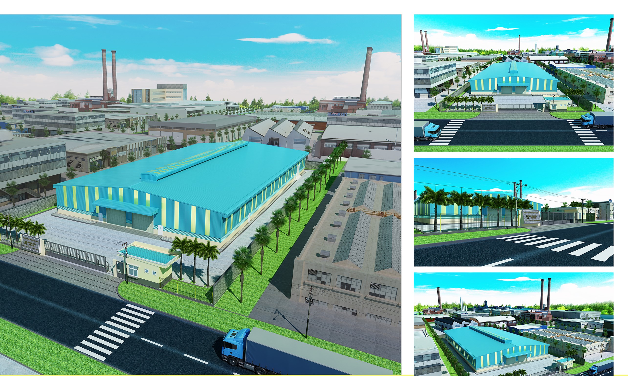 Cho thuê kho xưởng mới xây 4500m2 trong KCN Vsip 1, Bình Dương