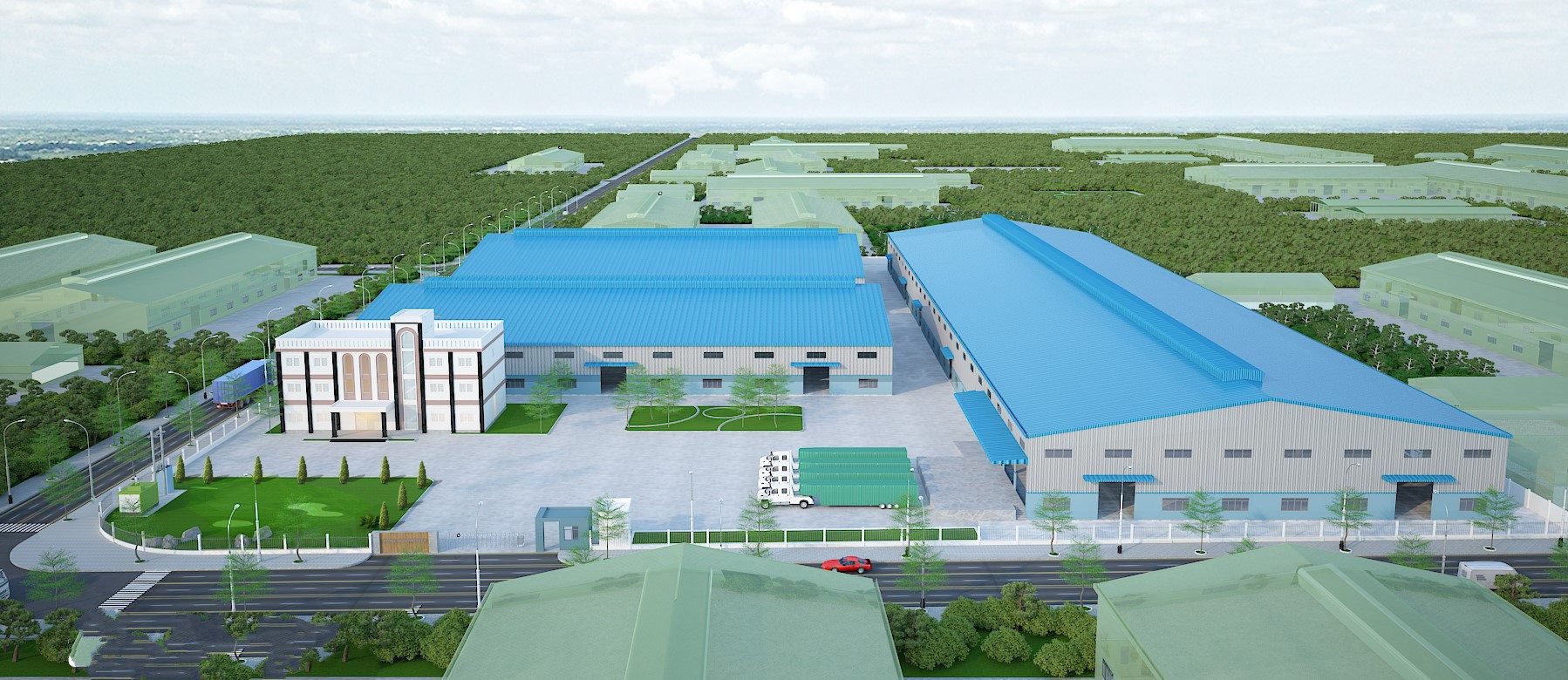 Cho thuê nhà xưởng diện tích 15.000m2 trong KCN Nam Tân Uyên, Bình Dương